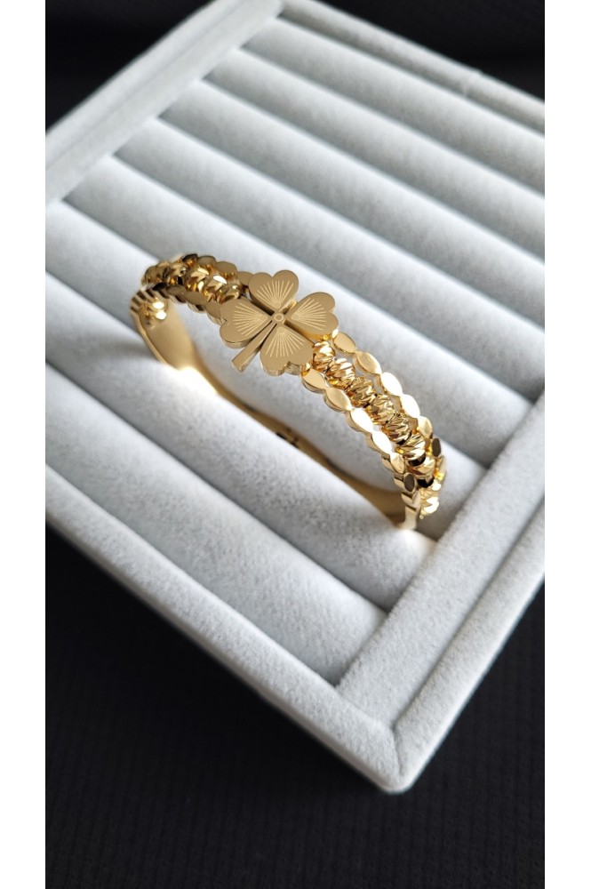 Çelik Dorika Detaylı yonca  model kelepçe