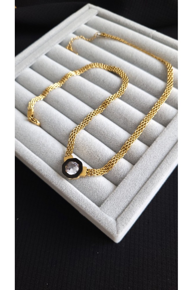 Çelik hasır Zincirli  şikel  kolye