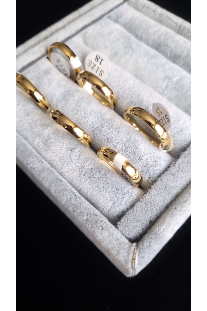 Çelik klasik Alyans yüzük