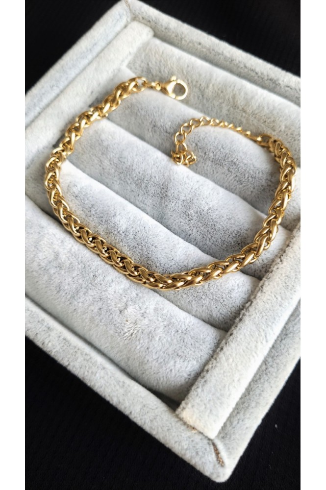 Çelik Örgü Model Silindir  Bileklik