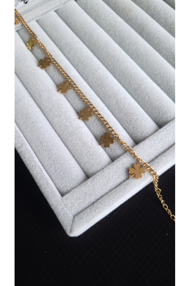 Çelik Sıralı yonca Halhal