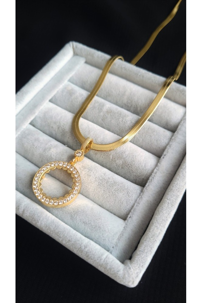 Çeyrek Altına uyumlu Klasik Kolye