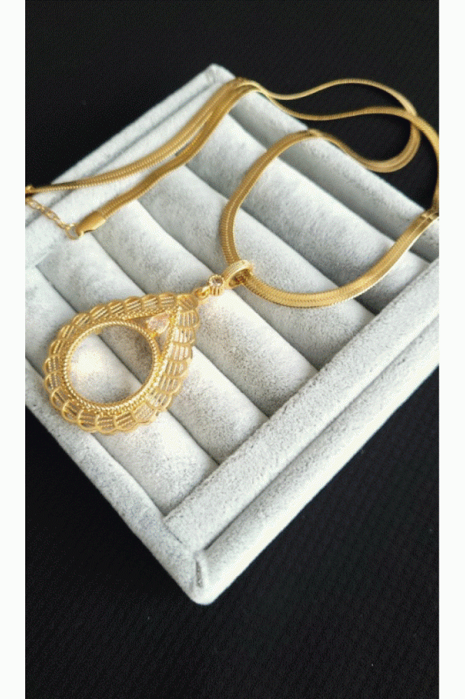 Çeyrek uyumlu dmla model  kolye