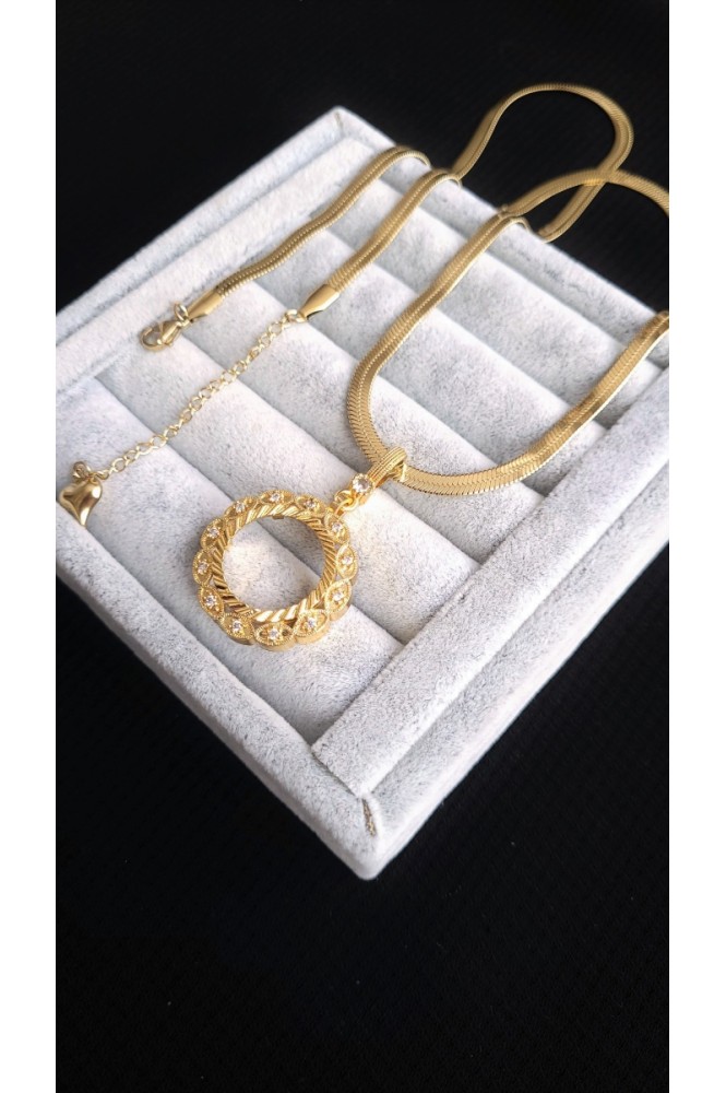 Çeyrek uyumlu modif Model kolye