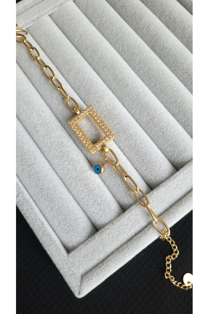 Gram uyumlu  zincir  bileklik