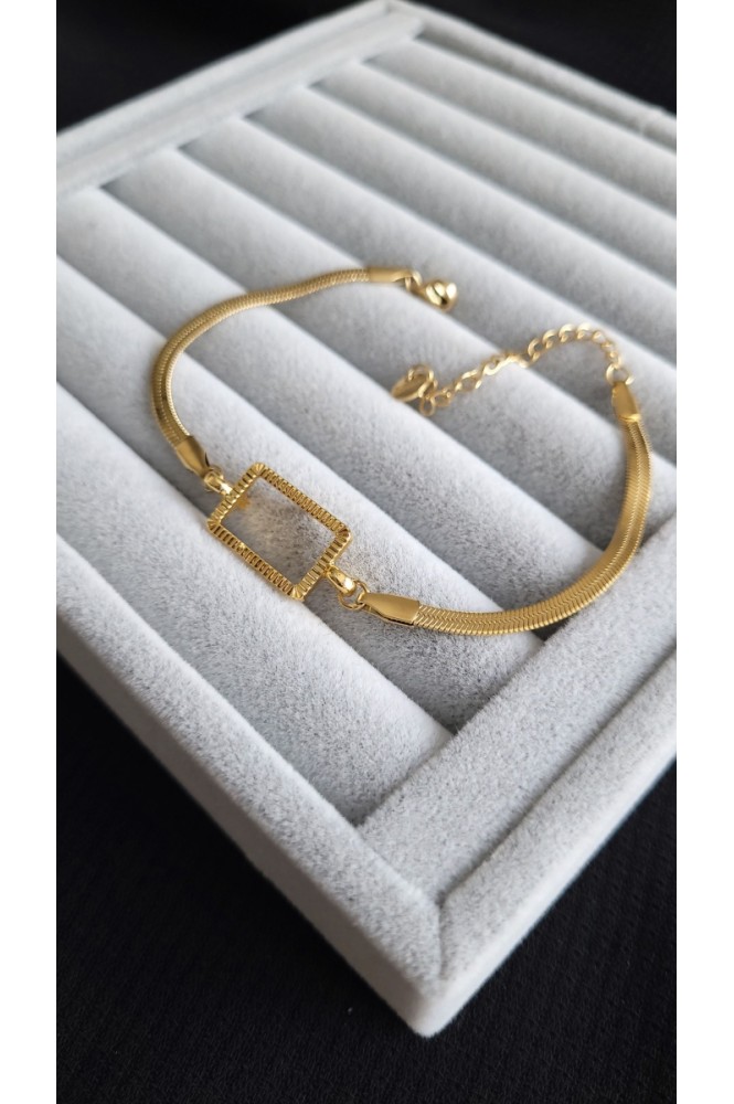 Klasik Tırtıklı cerveli   gram uyumlu  bileklik