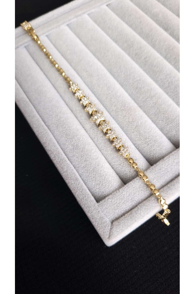 VIP 14K Yıldız Bileklik
