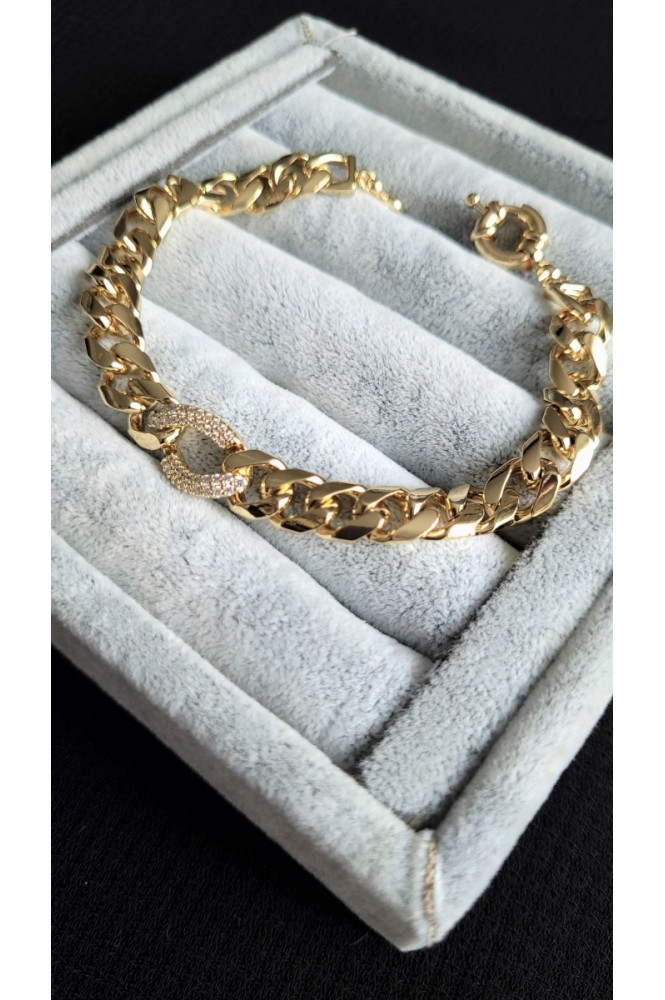 VIP Denizci klipsli Zincir bileklik