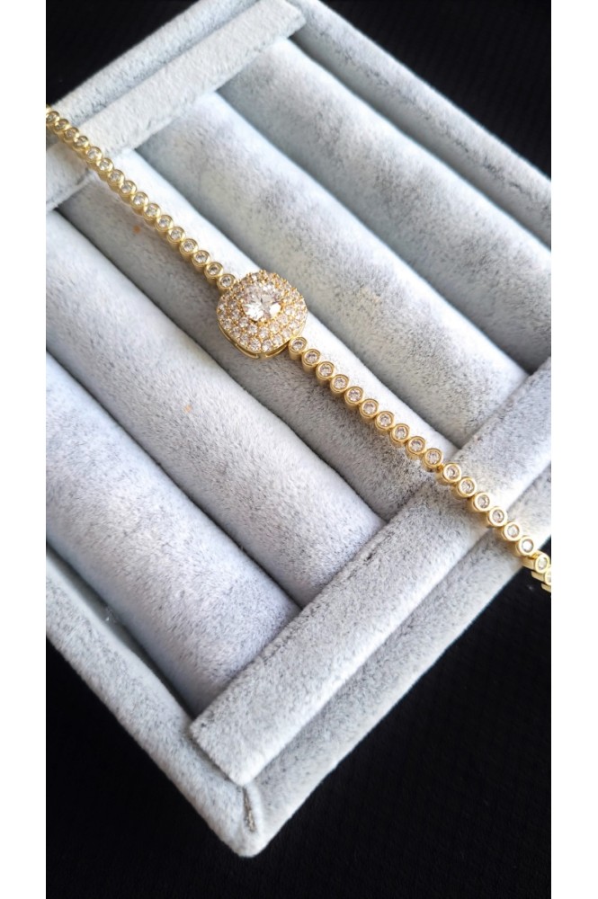 VIP Diamond Su Yolu Bilelik