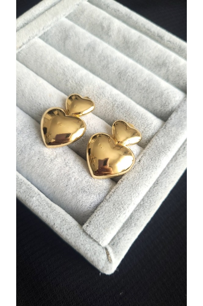 VIP ikili kalp Küpe