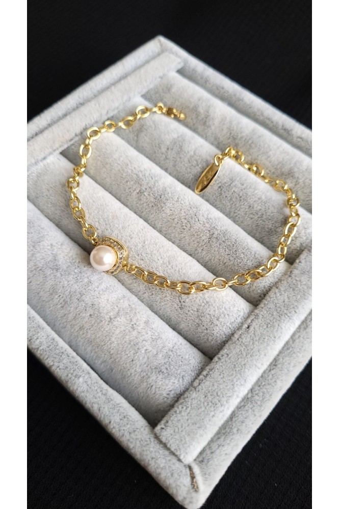 VIP İnci Detalı Zarif Bileklik