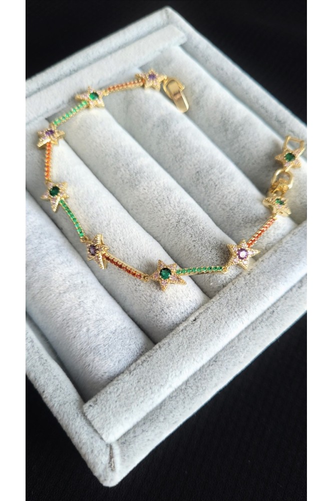 VIP Renkli Yıldız Bileklik