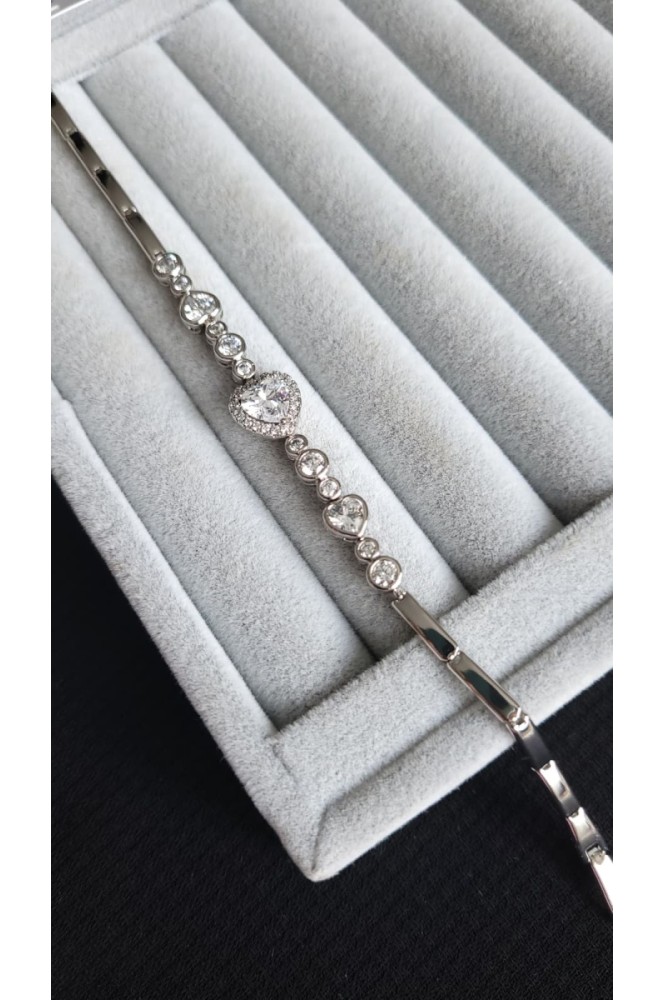 VIP Silver  pndr  kalp bileklik