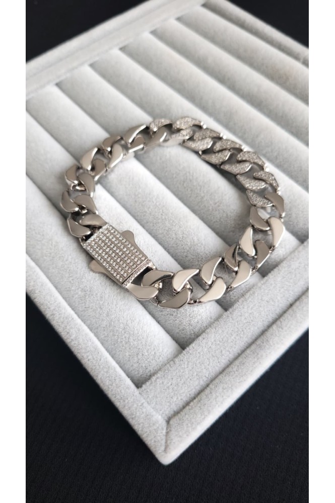 VIP Silver  renk  gurmet bileklik