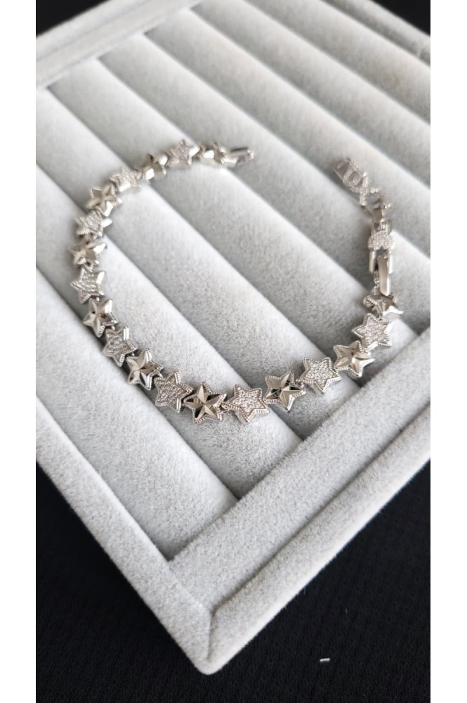 VIP Silver Amore Yıldız  Bileklik