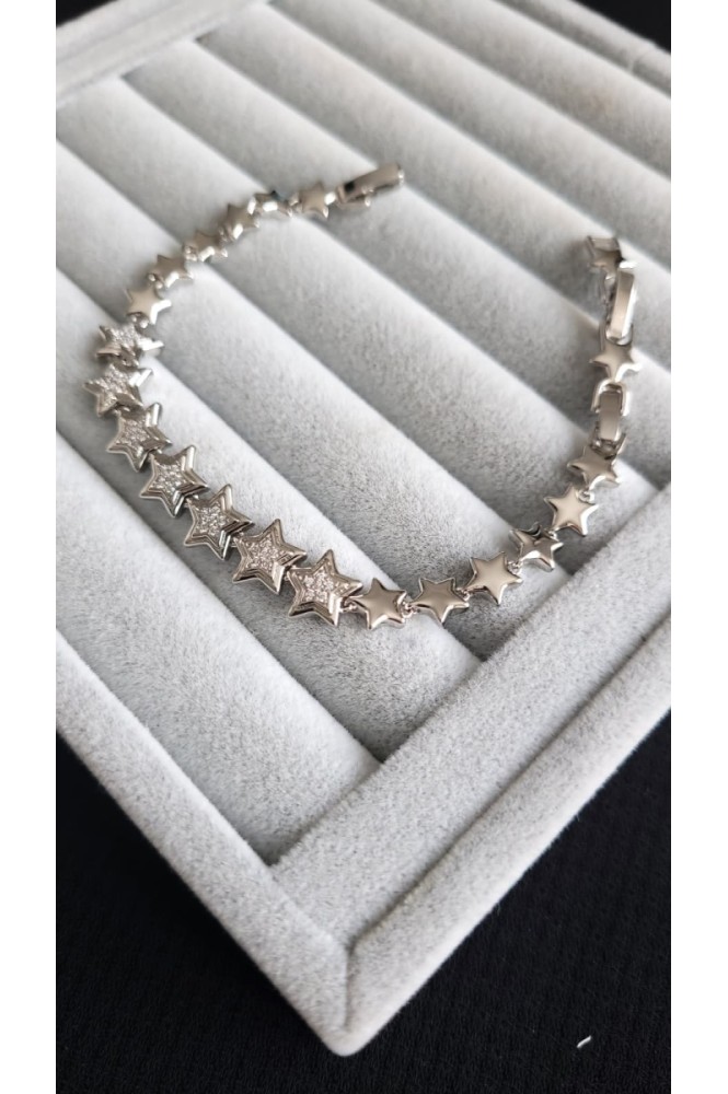 VIP Silver Valentina Yıldız Bileklik