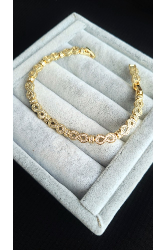 VIP Sonsuzluk Taşlı model Bileklik