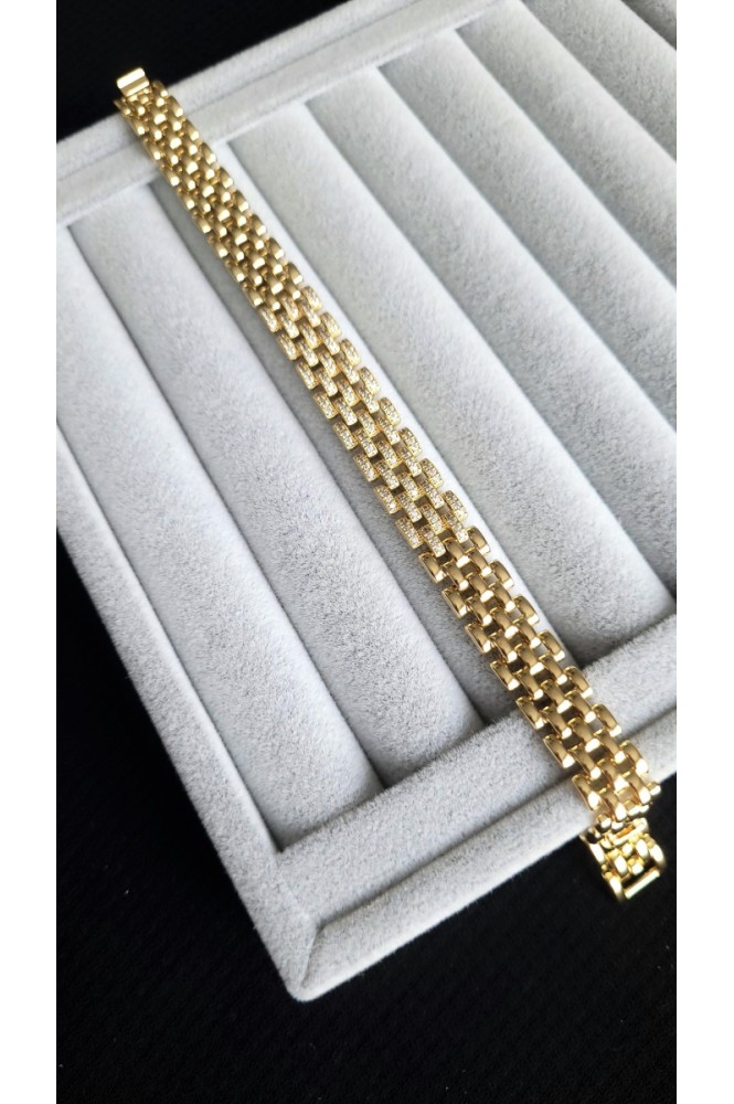 VIP Taş Detaylı hasır  bileklik