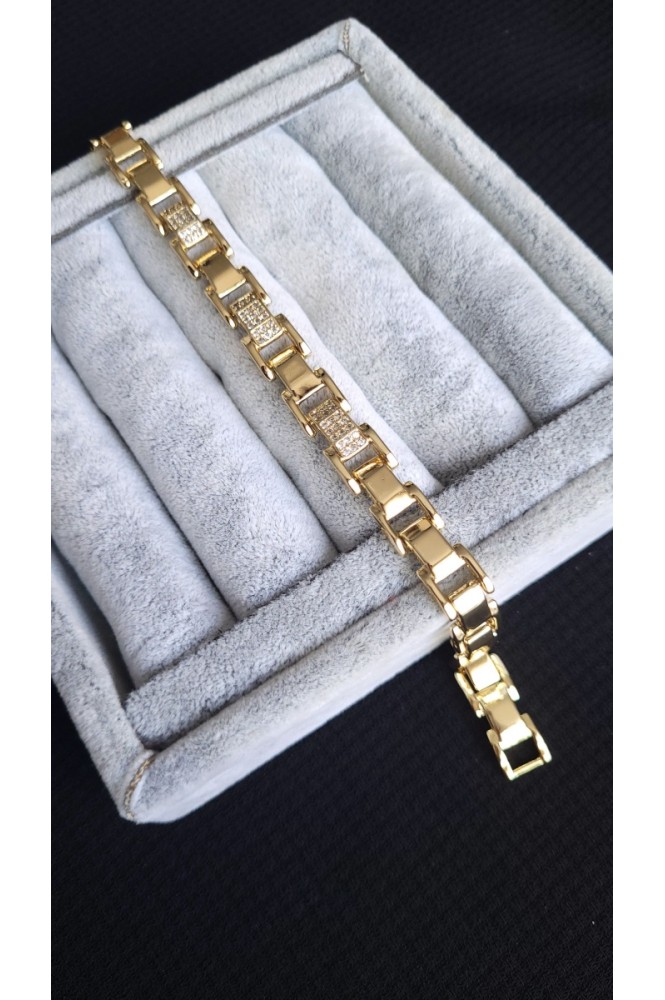 VIP Taşlı Kare Model Bileklik